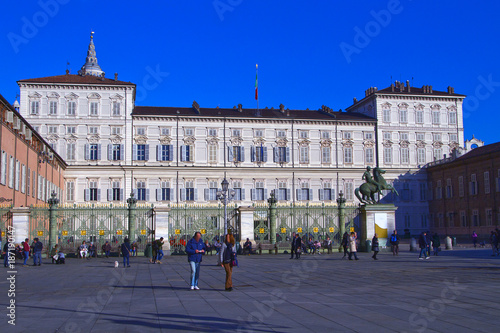 Palazzo Reale a Torino Piemonte Italia Europa Royal Palace in Turin Piedmont Italy Europe