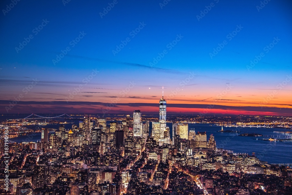 Fototapeta premium New York Manhattan Skyline