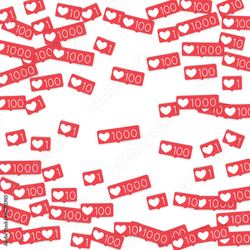 Social media counters.