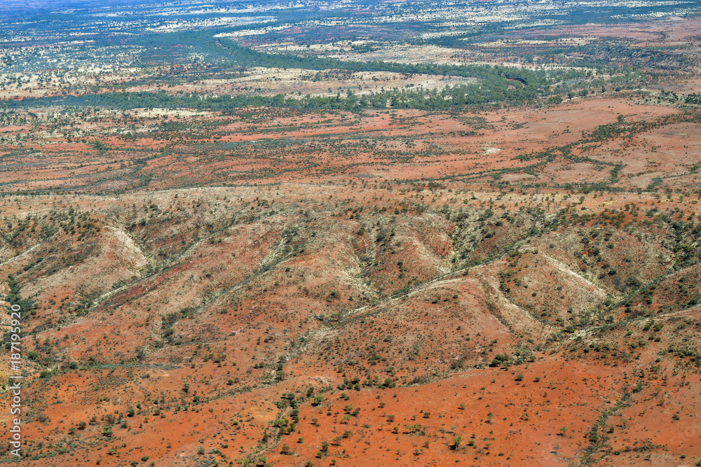Australia, Northern Territory, Outback Landscape 