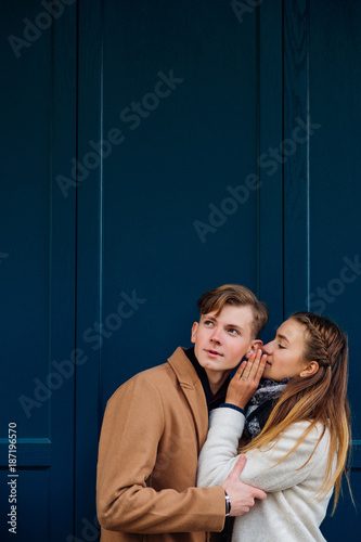 Bild auf Leinwand secret love declaration