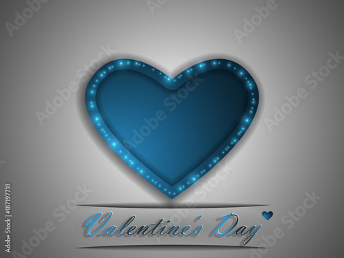 Tablou pe pânză Love. Valentine's Day. Declaration of love.