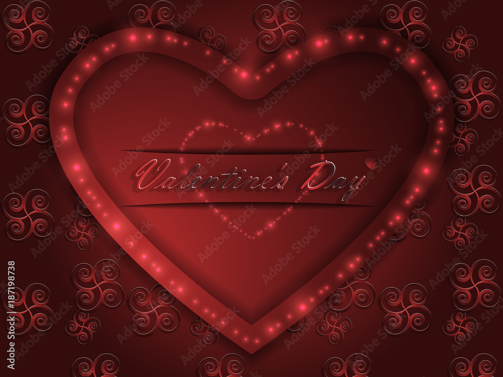 Love. Valentine's Day. Declaration of love.