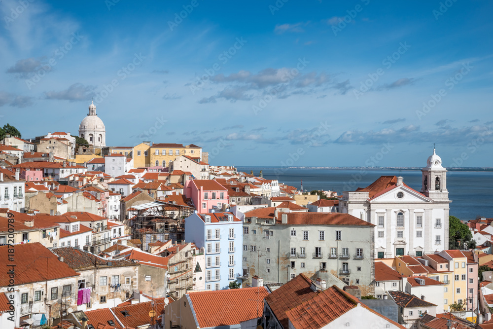 View of Alfama, Lisbon, Portugal