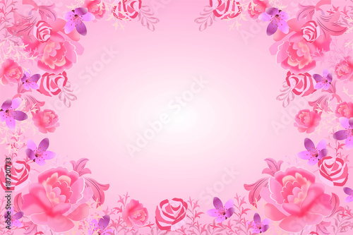 Roses of the international woman's day background