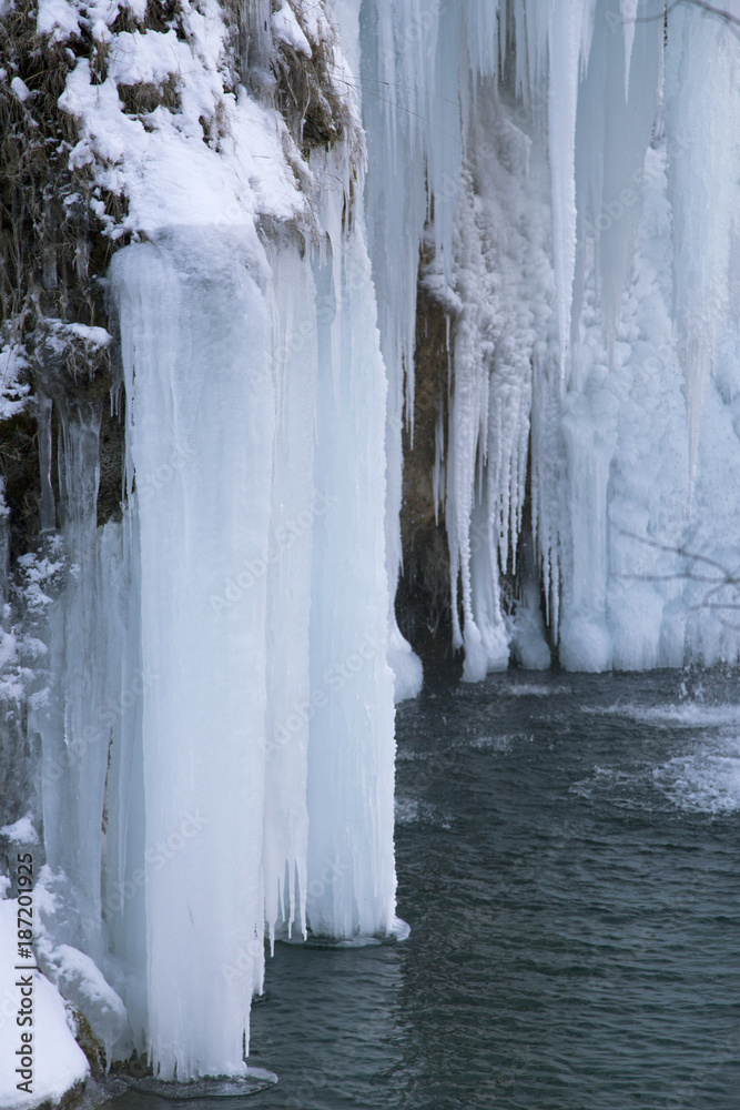 Plitvice lakes national park in Croatia, winter edition. Plitvice lakes national park in Croatia, winter edition.