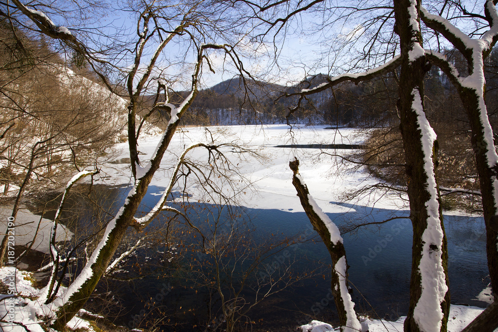 Plitvice lakes national park in Croatia, winter edition. Plitvice lakes national park in Croatia, winter edition.