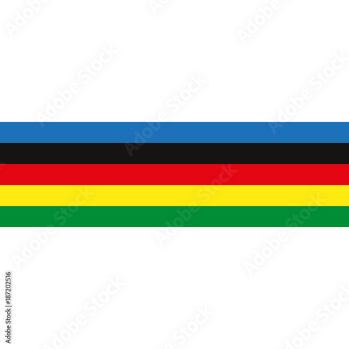 multi-colored symbolic stripes  © Mariana