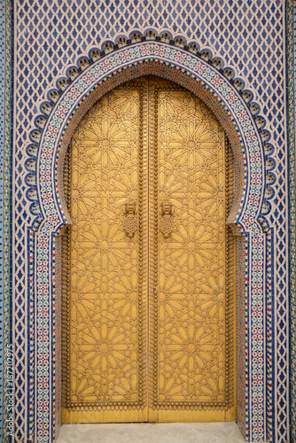 Gates of the Royal Palace. Fez, Morocco