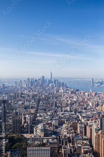 View of New York skyline from Empire State Building © indiauniform