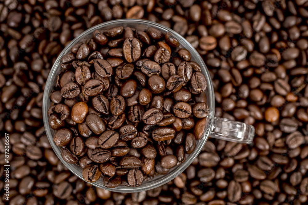Fototapeta premium coffee beans background
