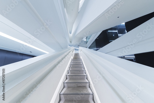 futuristic stairway