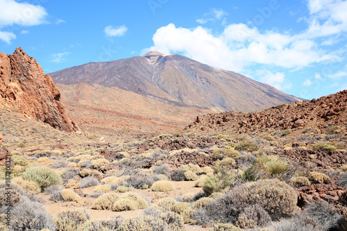 El Teide Volcano National Park on Tenerife Island, Canary Islands, Spain