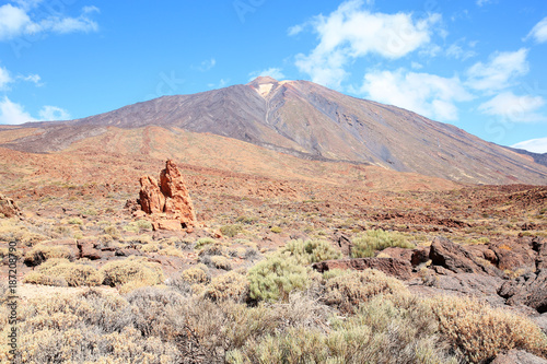 El Teide Volcano National Park on Tenerife Island, Canary Islands, Spain