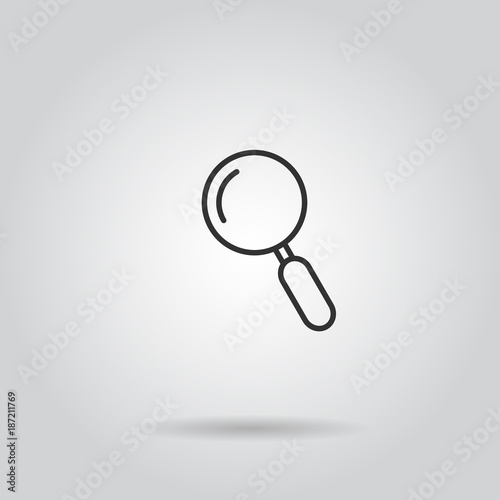 Wallpaper Mural Search icon vector illustration Torontodigital.ca