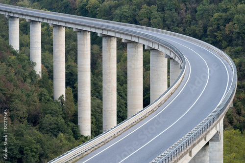 Large highway viaduct photo
