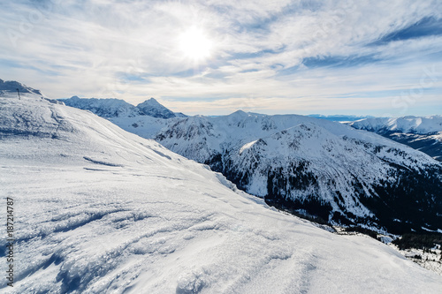 Morning foto of Ice slopes in high Tatras. © velishchuk