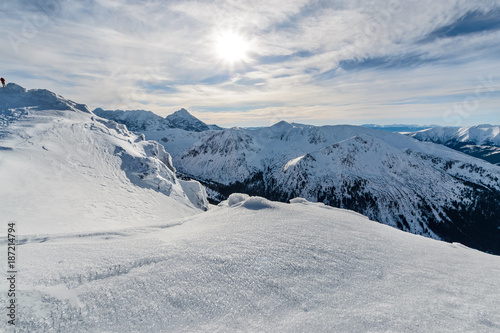 Day foto of Ice slopes in high Tatras. © velishchuk
