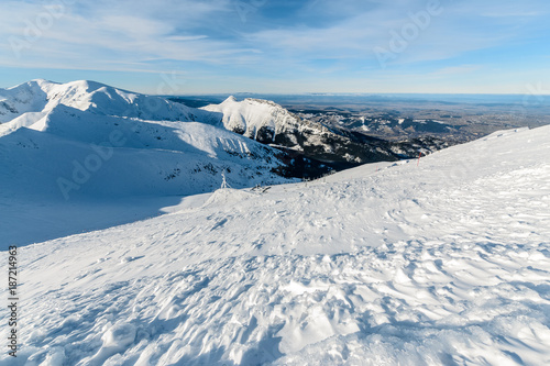 Fototapeta Naklejka Na Ścianę i Meble -  Winter High Tatras near Kasprowy Wierch. Europe.