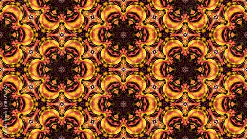 Kaleidoscopic vj seamless loop