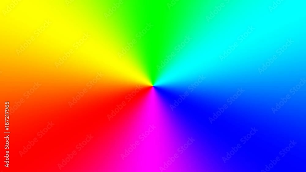 Rainbow spectral gradient rotating slowly clockwise, seamless loop