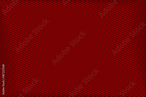 Simple striped background - red - scribble sketch vector pattern