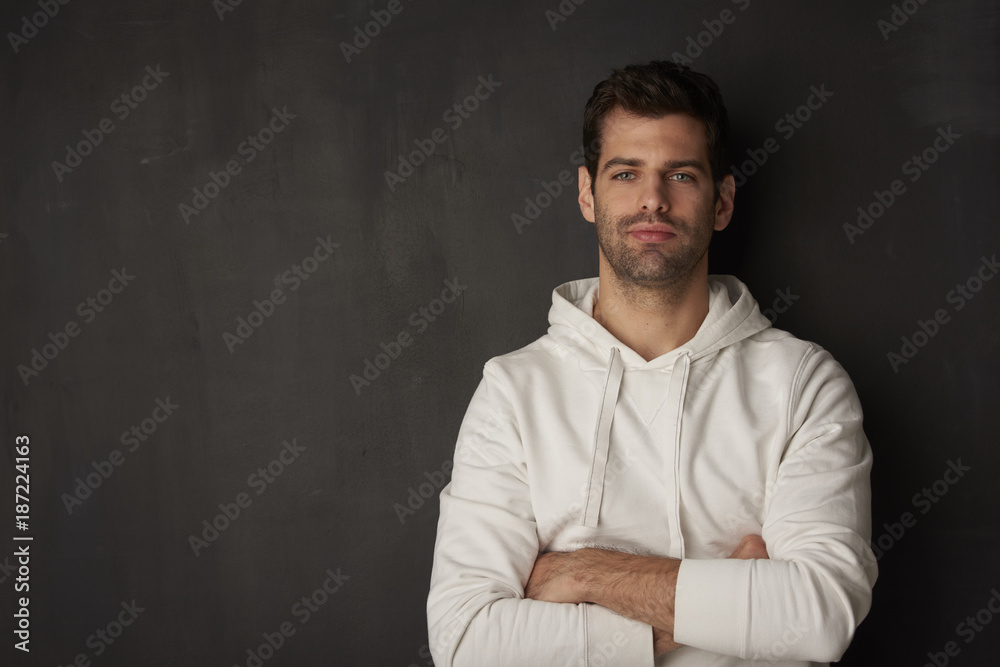 Obraz premium Handsome young man portrait