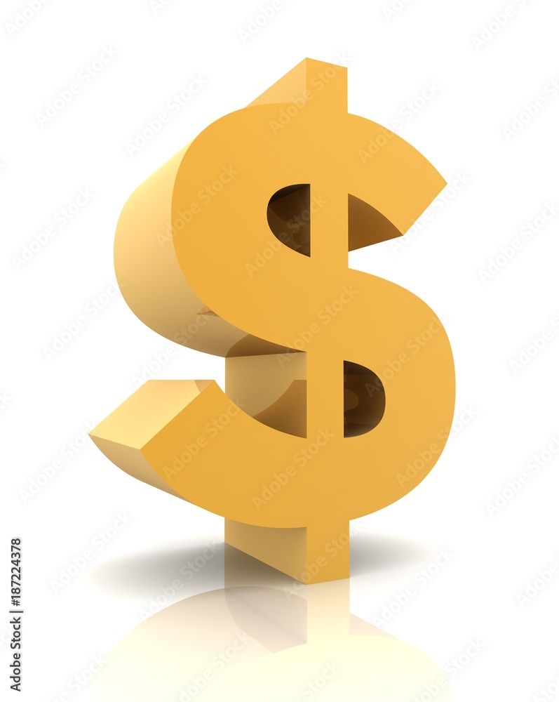 dollar sign concept 3d illustration dollar sign concept 3d illustration