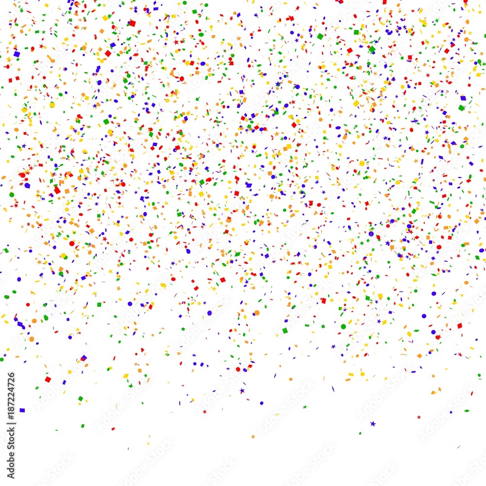 falling confetties concept 3d illustration falling confetties concept 3d illustration