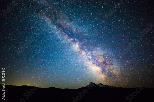 Milky Way above Three Sisters Mountains