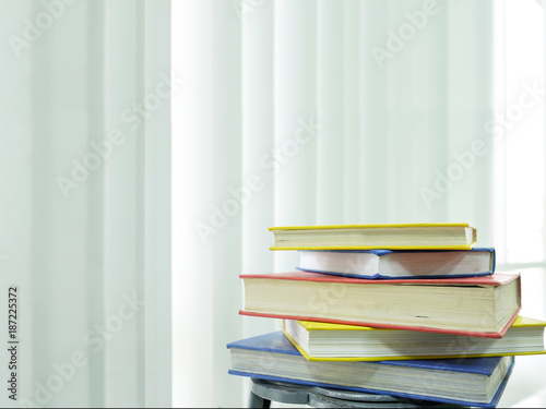 books with nice and clean background