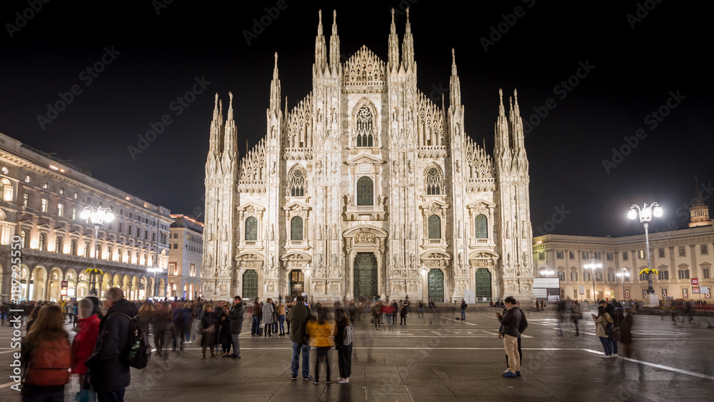 Cathedral of Milan, the fashion and design capital of the world, Italy