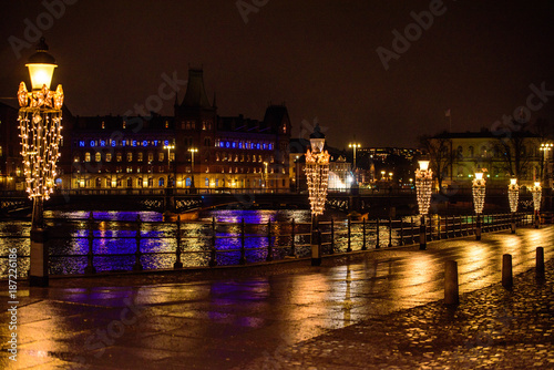 Canvas Print Stockholm Christmas