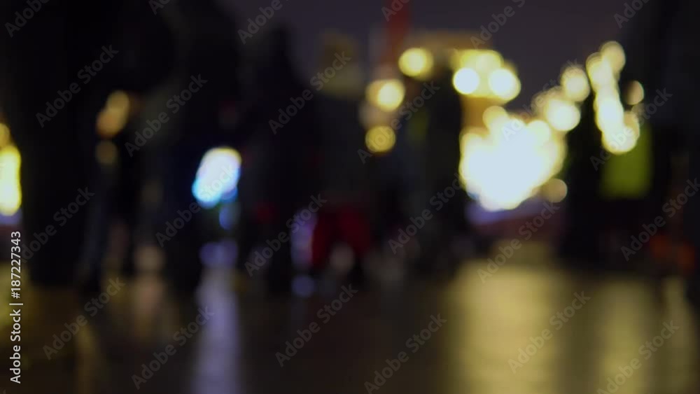 Blurred Crowd of People On Street, unrecognizable crowded population as blur urban background, Vintage Toned Image. Blurred Crowd of People On Street, unrecognizable crowded population as blur urban background, Vintage Toned Image.