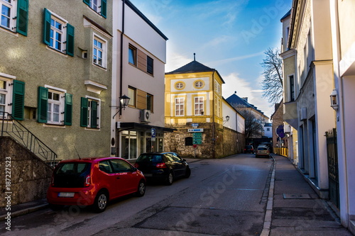 Altotting in Bavaria. Winter in Germany.