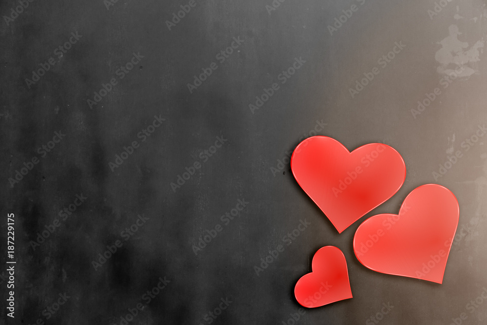 love ideas concept with red heart shape on grey background valentine day metaphor love ideas concept with red heart shape on grey background valentine day metaphor