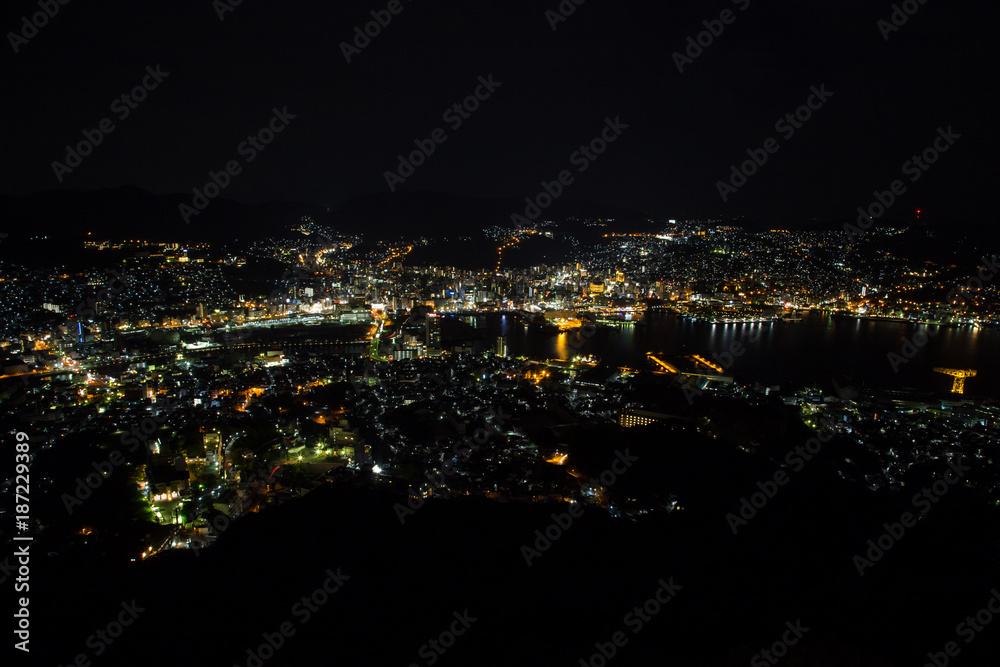 Night view of Nagasaki