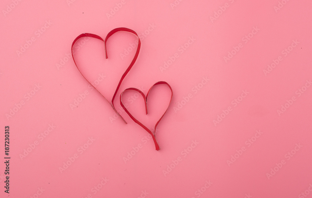 Valentine's paper heart , day valentine, valentine's day