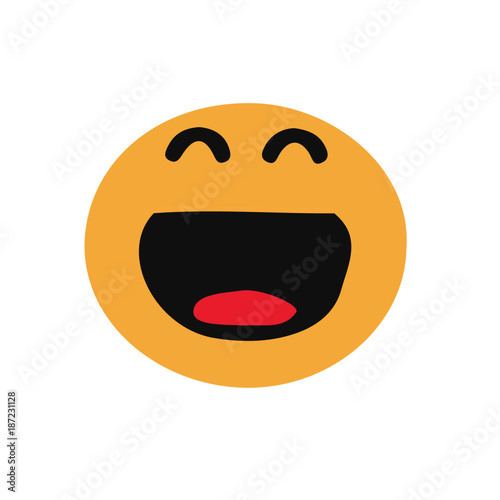 Facebook laugh face like