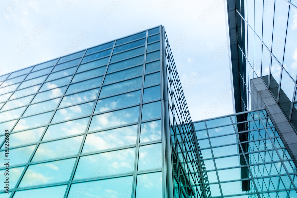 Bürogebäude - modernes Hochhaus in Deutschland