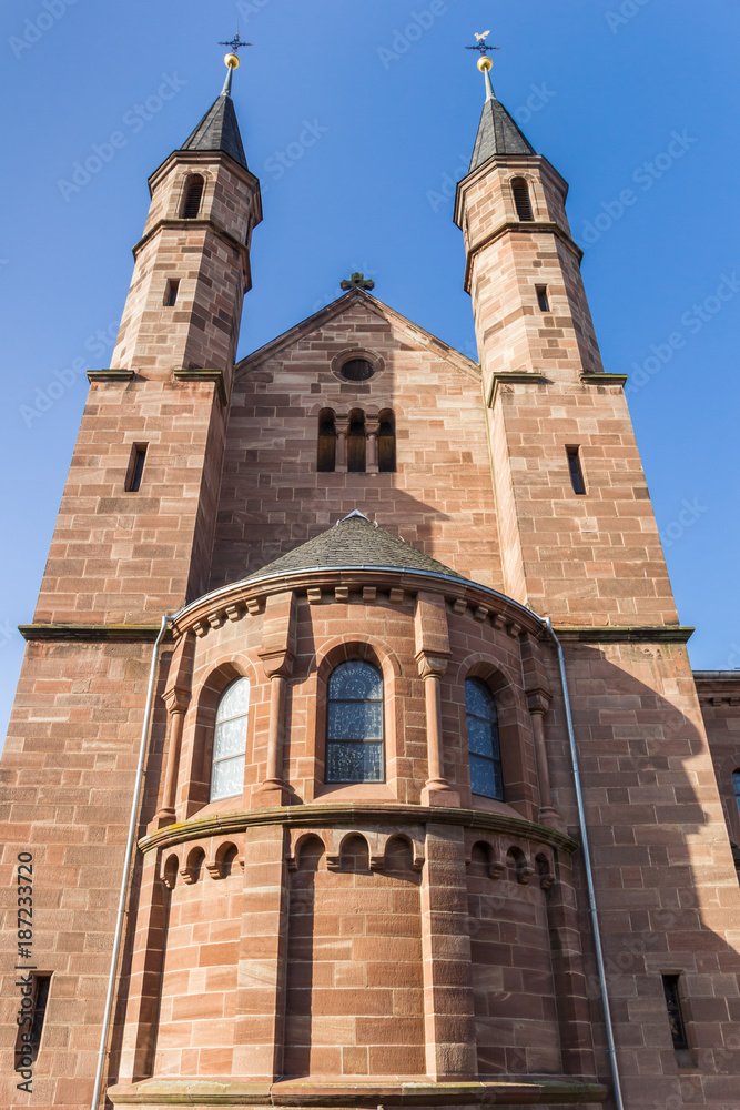 Facade of the Ursulinenkloster monastery in Duderstadt