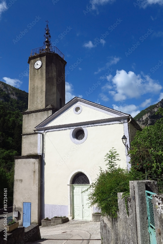 St. Colombe sur Guette, Bergdorf in Südfrankreich St. Colombe sur Guette, Bergdorf in Südfrankreich