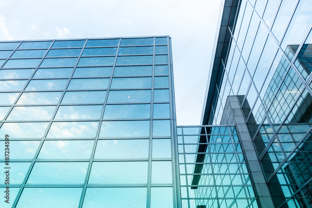 Obraz premium moderne Glasfassade - Industriebau