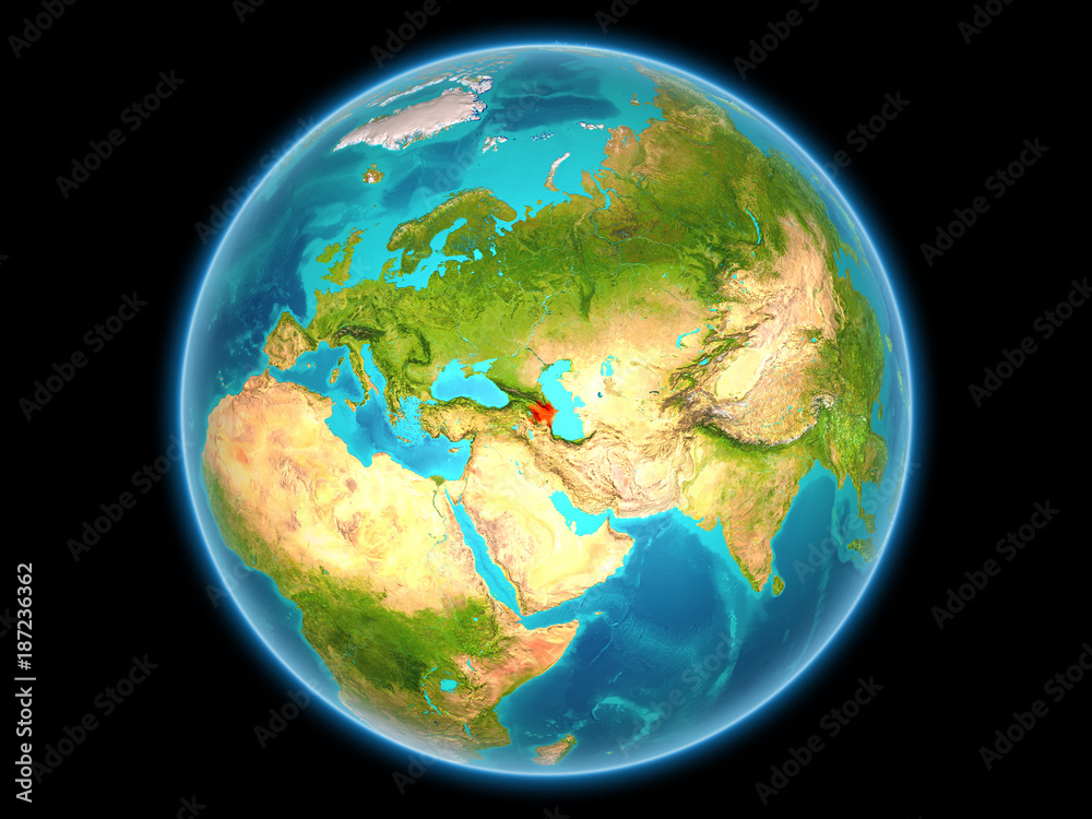 Azerbaijan on planet Earth Azerbaijan on planet Earth