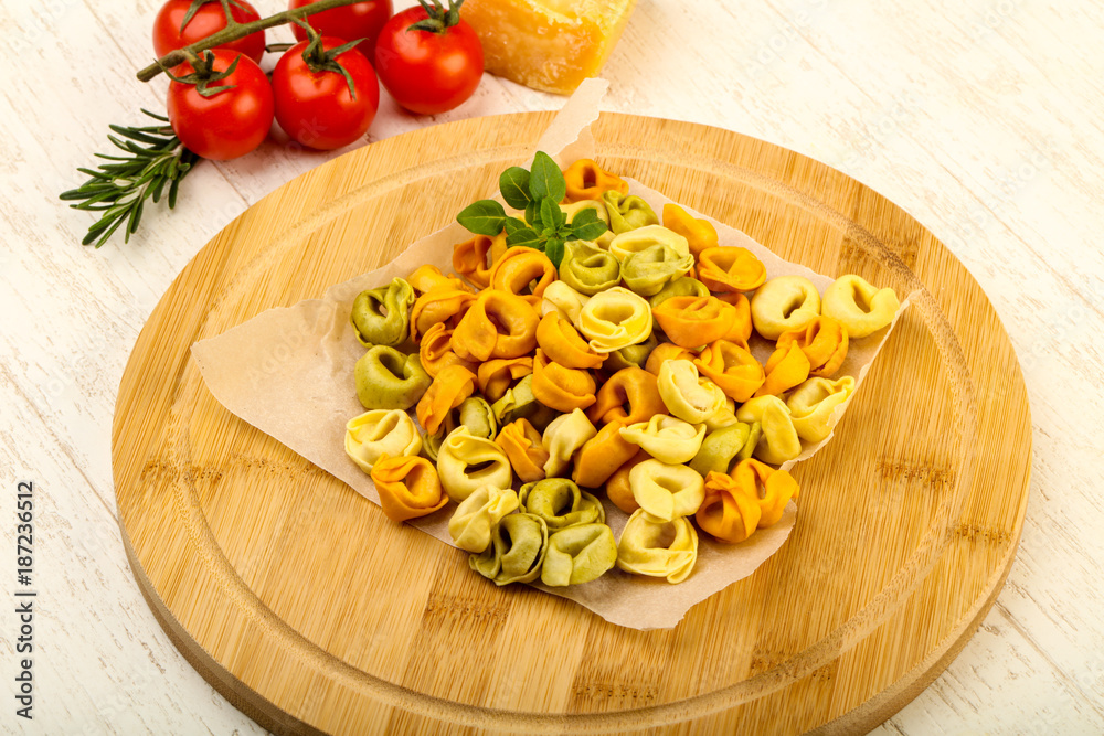 Raw tortellini