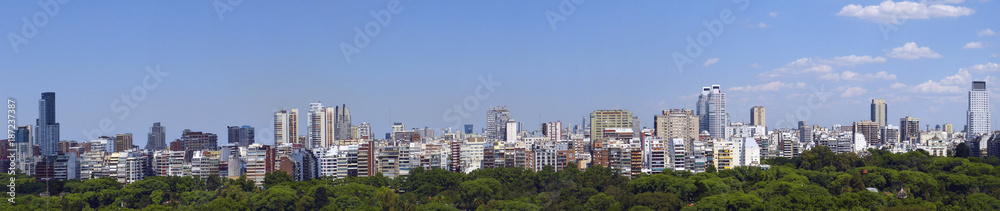 Panorama von Buenos Aires, Hauptstadt Argentiniens Panorama von Buenos Aires, Hauptstadt Argentiniens