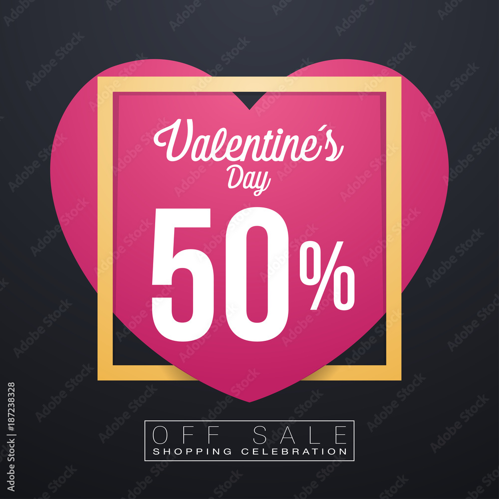 Valentine day sales, special offers and discounts