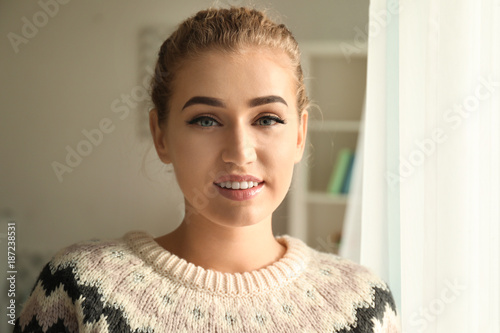 Portrait of beautiful smili...
