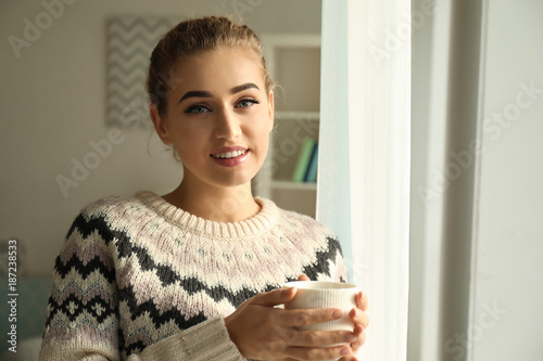 Beautiful smiling woman wit...