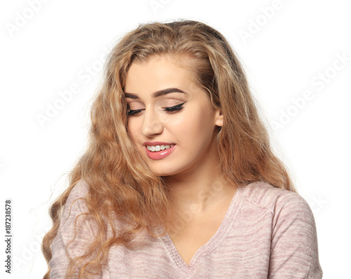 Portrait of beautiful smili...